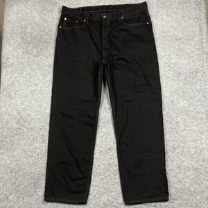 Levis 550‎ Jeans Mens 42x32 Black Relaxed Fit Loose 5 Pocket Classic Denim